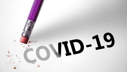 Eraser deleting the concept COVID-19