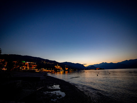 Lago Majiore en los Aples Italianos