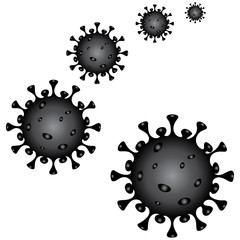 Corona Virus. Infection Desease.vector of corona virus in wuhan,corona infection. 2019-nvoc virus.corona microbe.