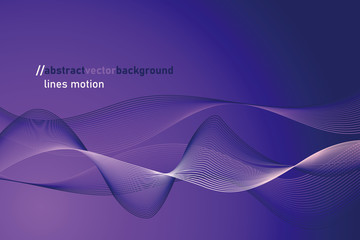 Abstract vector lines background