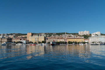Fototapeta na wymiar Summer in Rijeka, Croatia
