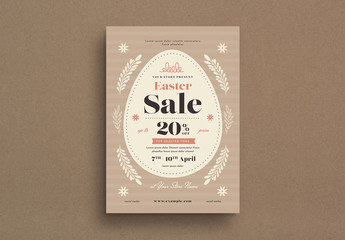 Easter Event Flyer Layout