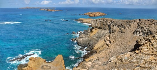 The coast of Ilheu dos Rombos, Cabo Verde
