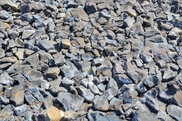 Gravel or rocks near the beach