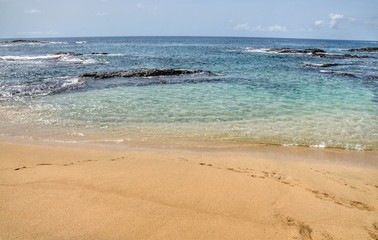 White sand beach of Djeu