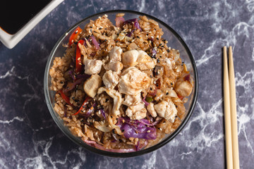 ensalada de pollo
