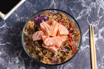 wok de salmon