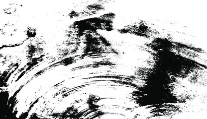 Vector brush sroke texture. Distressed uneven grunge background. Abstract distressed vector illustration. Overlay over any design to create interesting effect and depth. Black isolated on white. EPS10