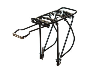 Urban bike rack on isolated white background