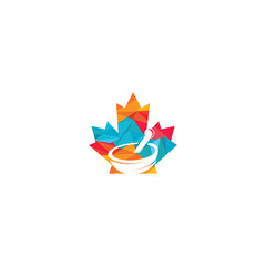 Maple leaf pharmacy logo design. Canadian pharmacy logo concept.