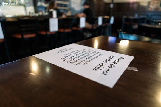 Crisis: Leave Table Empty For Social Distancing