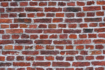 red brick wall background