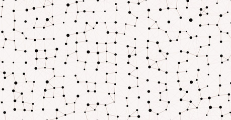 Network Mesh Computation Art background illustration