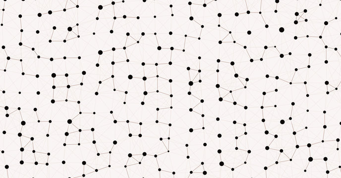 Network Mesh Computation Art background illustration