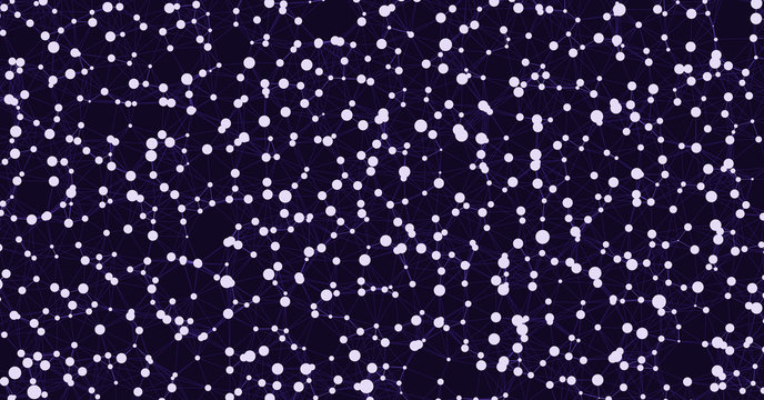 Network Mesh Computation Art background illustration