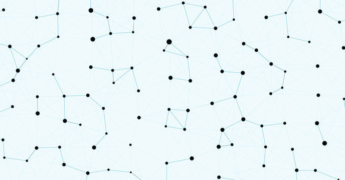 Network Mesh Computation Art background illustration