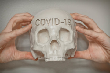 COVID-19 Human Skull