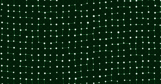 Network Mesh Computation Art background illustration