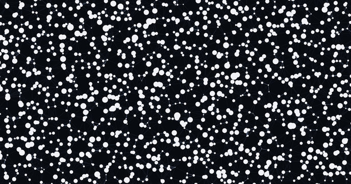 Network Mesh Computation Art background illustration