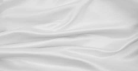 Fototapeta na wymiar White silk fabric lines background