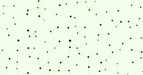 Network Mesh Computation Art background illustration