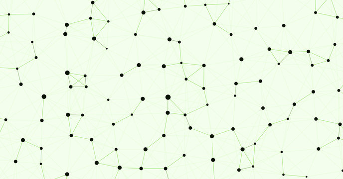 Network Mesh Computation Art background illustration