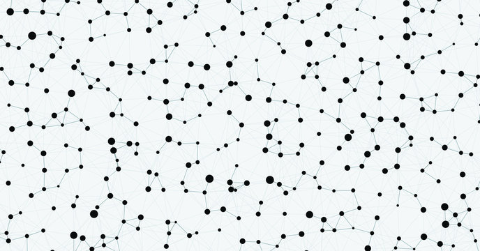 Network Mesh Computation Art background illustration