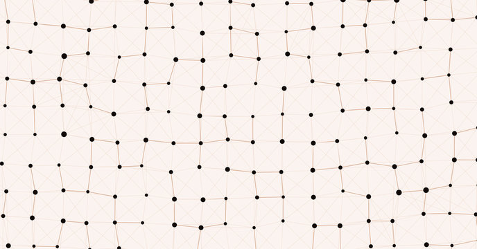 Network Mesh Computation Art background illustration