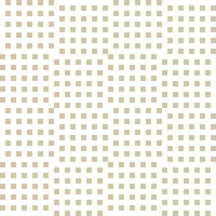 Vector golden geometric seamless pattern with small squares, repeat tiles. Abstract gold and white checkered texture. Simple minimalist background. Repeat design for decoration, textile, wallpapers
