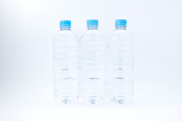 Plastic bottle isolated on white background