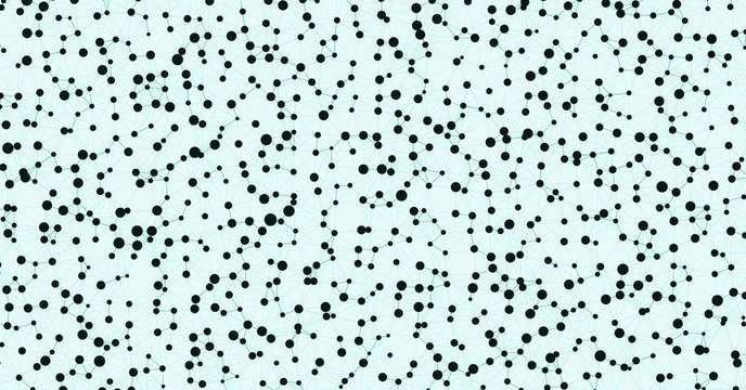 Network Mesh Computation Art background illustration