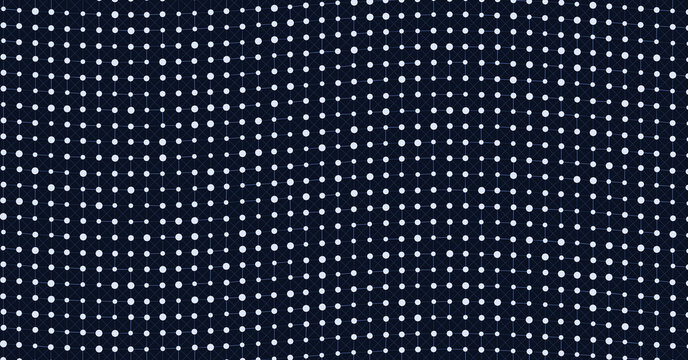 Network Mesh Computation Art background illustration