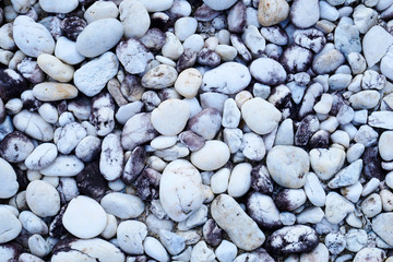 pebble stone background, beach stone outdoor nature