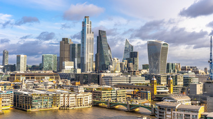 Fototapeta na wymiar The City of London Panorama