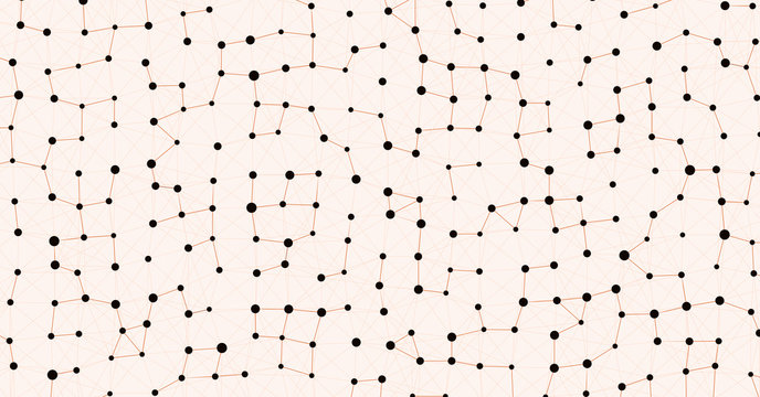 Network Mesh Computation Art background illustration