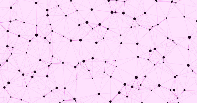 Network Mesh Computation Art background illustration