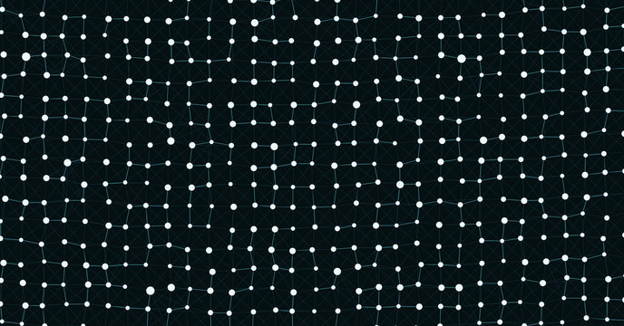 Network Mesh Computation Art background illustration