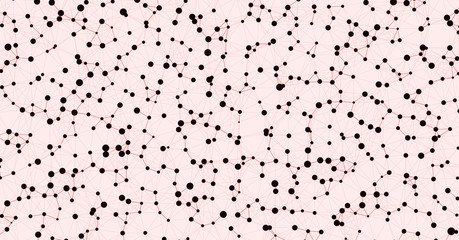 Network Mesh Computation Art background illustration