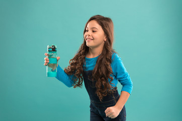 Beautiful girl with water in hands. staying refreshed. Cleansing and moisturizing concept. Beauty and fresh face. water balance in body. hydration. drink water everyday. Body and skin care