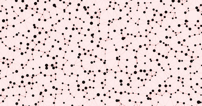 Network Mesh Computation Art background illustration