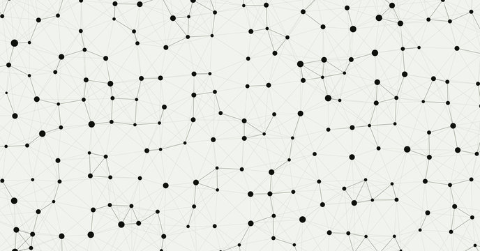 Network Mesh Computation Art background illustration