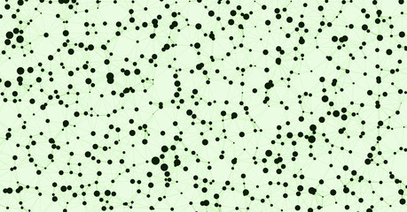 Network Mesh Computation Art background illustration