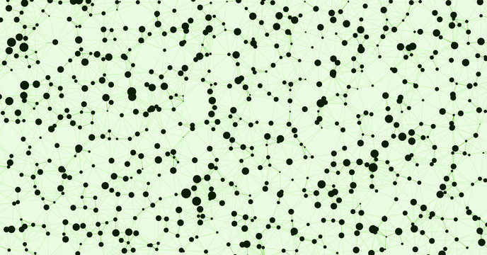 Network Mesh Computation Art background illustration