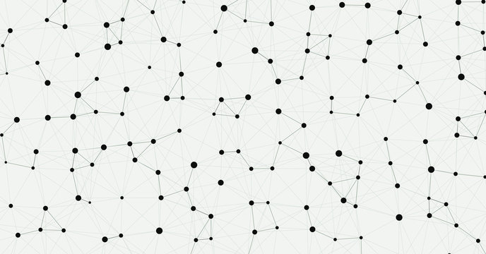 Network Mesh Computation Art background illustration