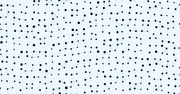 Network Mesh Computation Art background illustration