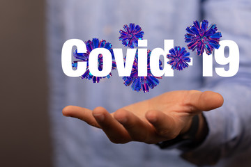 Corona Virus - Microbiology And Virology Concept - 3d Rendering.