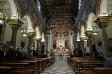 Sorrento - Navata della Basilica di Sant'Antonino