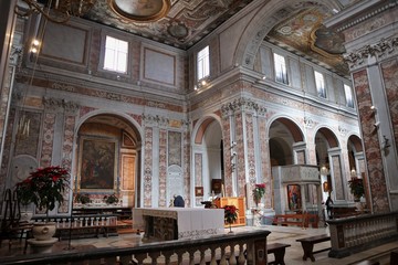 Fototapeta na wymiar Sorrento - Presbiterio della Cattedrale