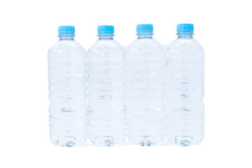Plastic bottle isolated on white background