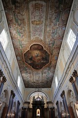 Sorrento - Soffitto della chiesa dell'Annunziata